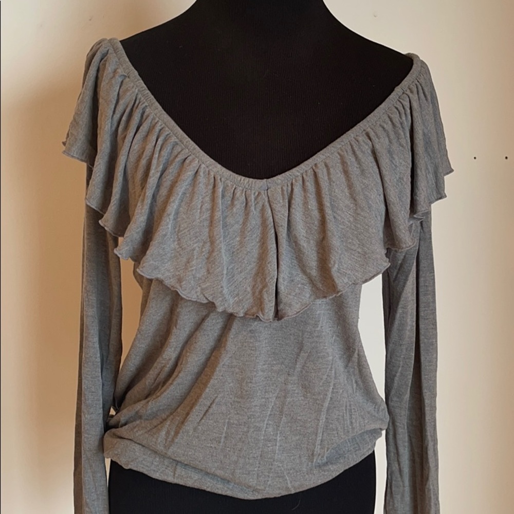 Express off the shoulder shirt
